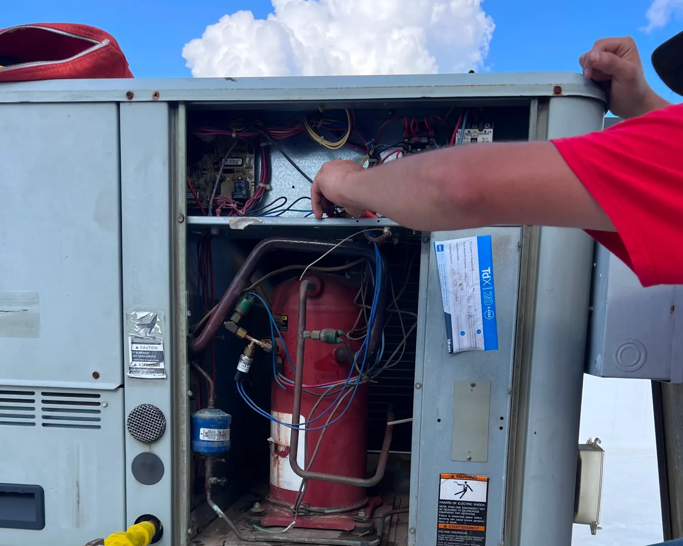 hvac services repair rooftop unit macon ga