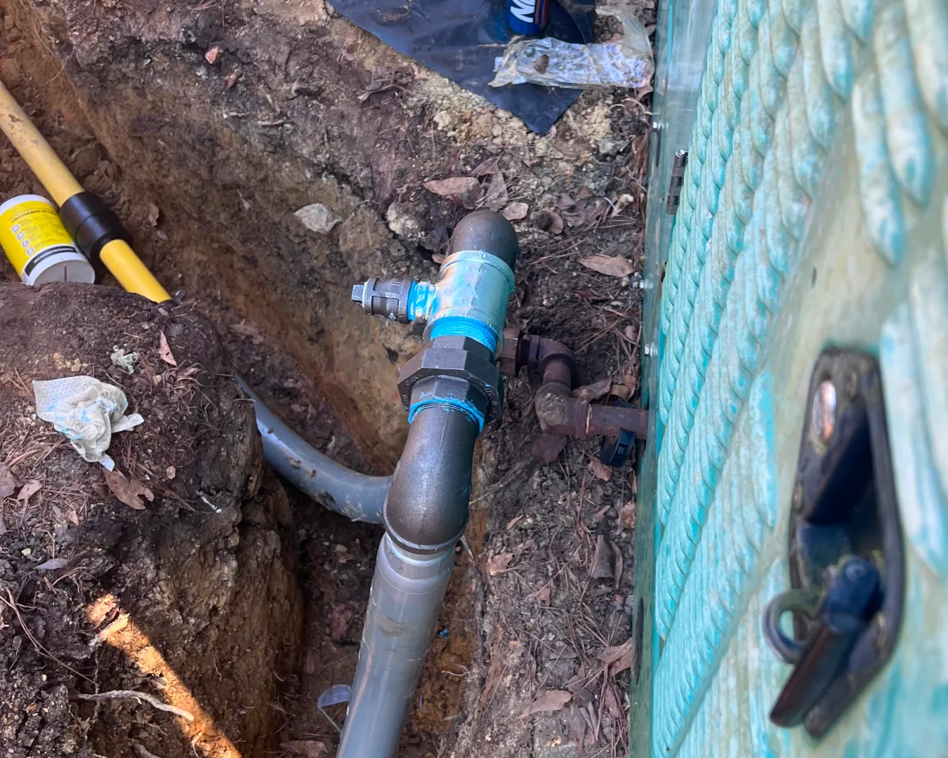plumbing repairs underground piping repaired macon ga
